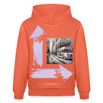 FOOD LOVE Unisex Bio-Hoodie CW - Hellrot