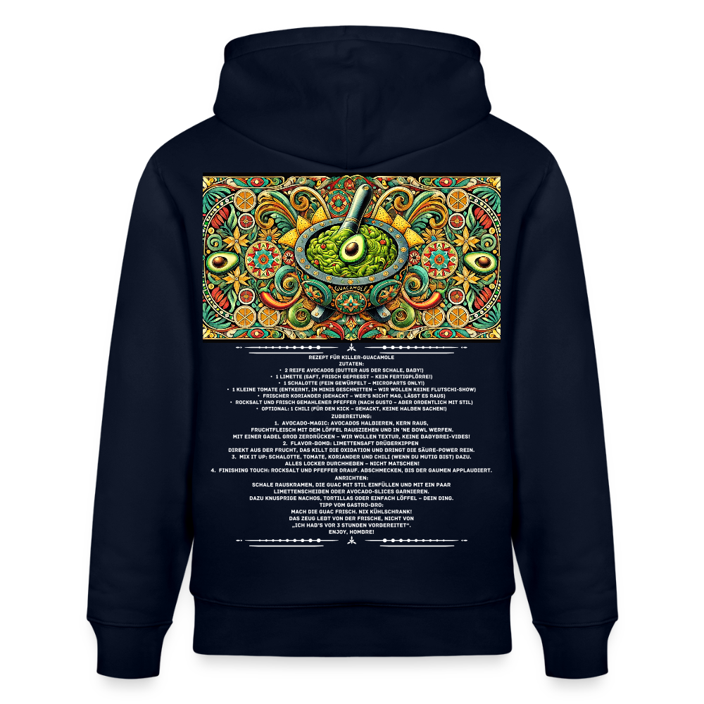 FOOD LOVE Unisex Bio-Hoodie Guaca - Navy