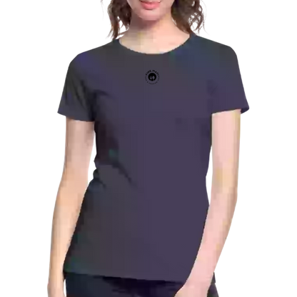 Frauen Premium Bio T-Shirt Hummus - Navy