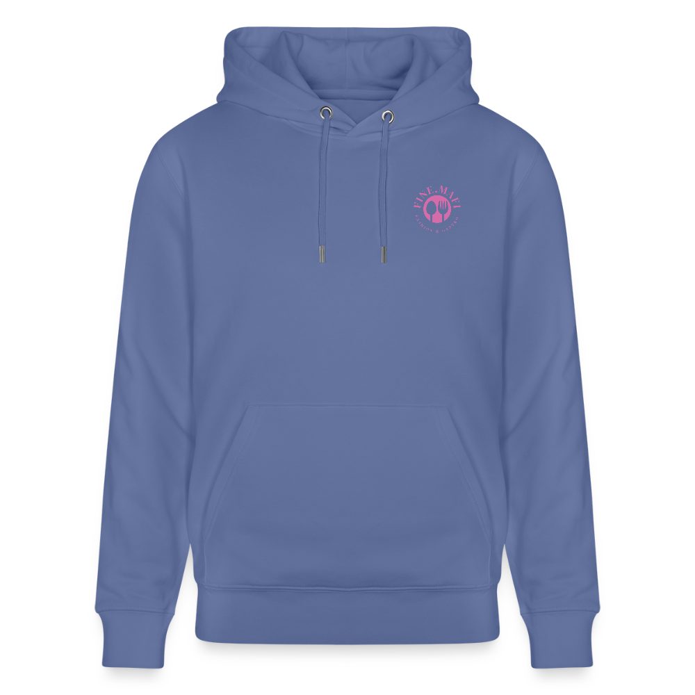 FOOD LOVE Unisex Bio-Hoodie DIGGA - Blau