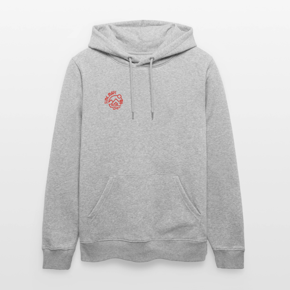 Vanlife Unisex Bio-Hoodie Coffee - Grau meliert