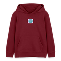 Gastrokids Unisex Organic Hoodie Crew - Burgunderrot