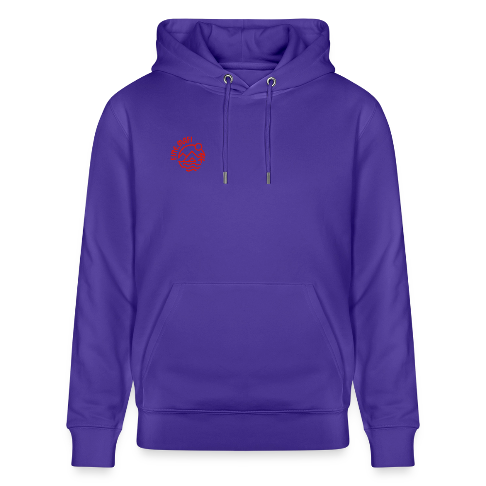 Vanlife Unisex Bio-Hoodie Coffee - Purple Love 
