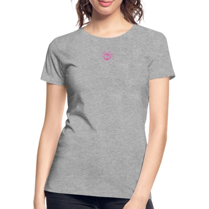 FOOD LOVE Frauen Premium Bio T-Shirt DIGGA - Grau meliert