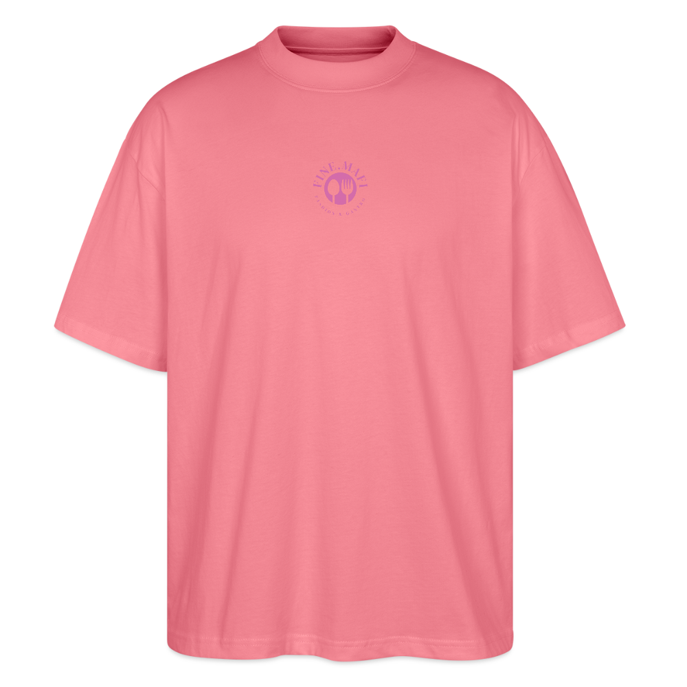 Food Couture Oversized Unisex Bio T-shirt - Pink 