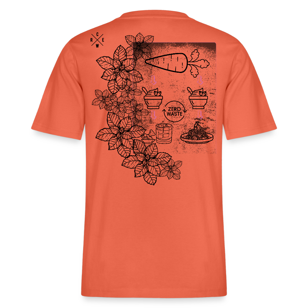 FINE.MAFI Relaxed Fit Unisex Bio-T-Shirt Zero Waste - Hellrot