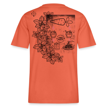 FINE.MAFI Relaxed Fit Unisex Bio-T-Shirt Zero Waste - Hellrot