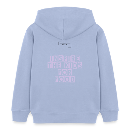Gastrokids Unisex Organic Hoodie Crew - Sky