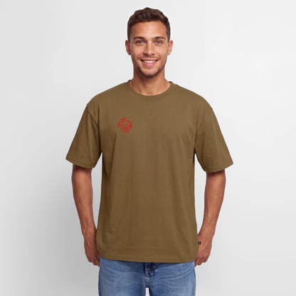 Vanlife Unisex Premium Oversized Bio T-Shirt Coffee - Nussbraun