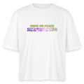 FINE MAFI Frauen Boxy Bio-T-Shirt Mise En Place - Weiß