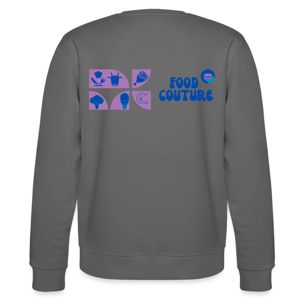 Food Couture Unisex Bio-Sweatshirt - Anthrazit