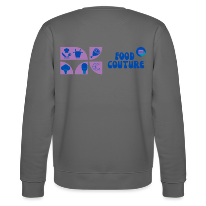 Food Couture Unisex Bio-Sweatshirt - Anthrazit