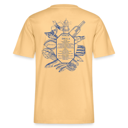 FOOD LOVE Relaxed Fit Unisex Bio-T-Shirt DIGGA - Hellgelb