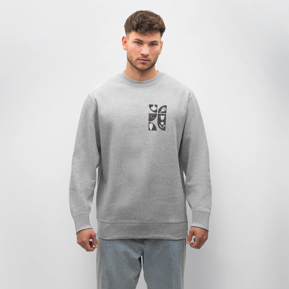 Food Couture Unisex Bio-Sweatshirt - Grau meliert