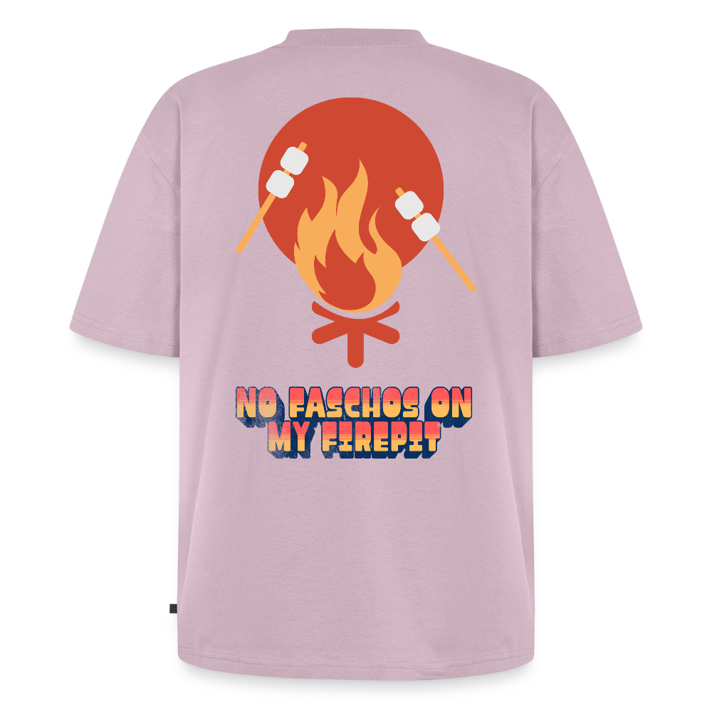 Vanlife Unisex Premium Oversized Bio T-Shirt Firepit - Altrosa