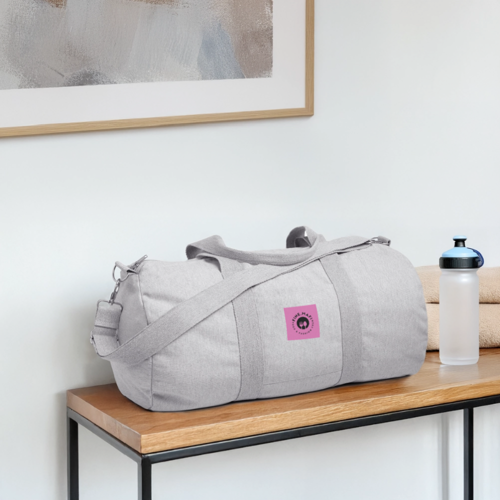 FINE.MAFI recycelte Canvas Duffle Bag - Grau meliert
