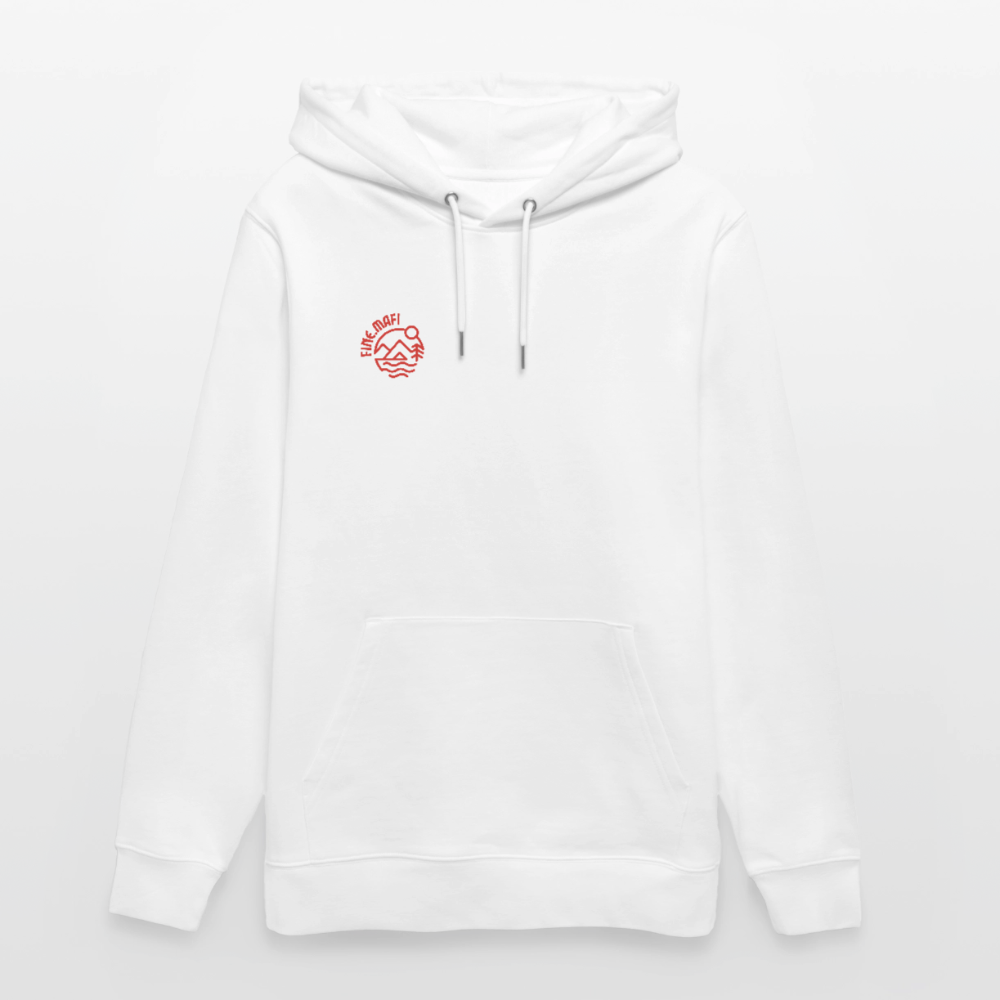Vanlife Unisex Bio-Hoodie Coffee - Weiß