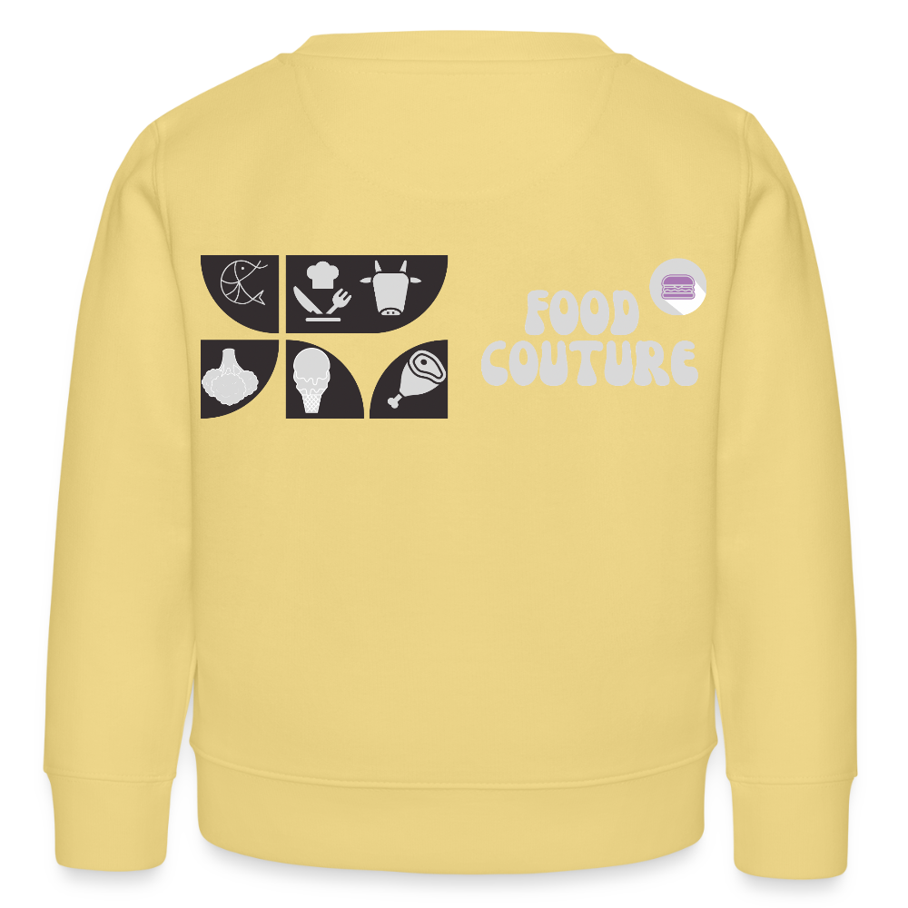 Food Couture Bio Kinder Sweatshirt - Gelb Viva 