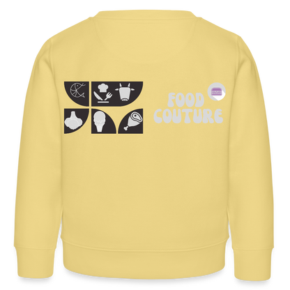 Food Couture Bio Kinder Sweatshirt - Gelb Viva 