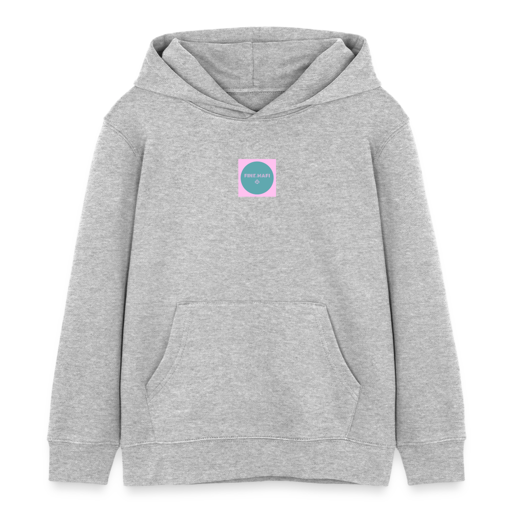 Gastrokids Unisex Organic Hoodie Crew - Grau meliert