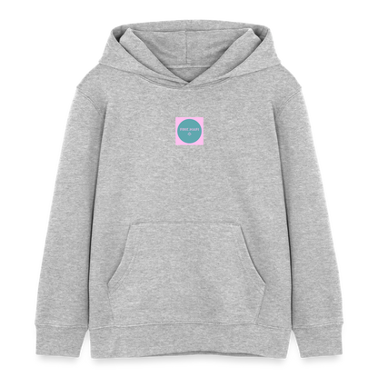 Gastrokids Unisex Organic Hoodie Crew - Grau meliert