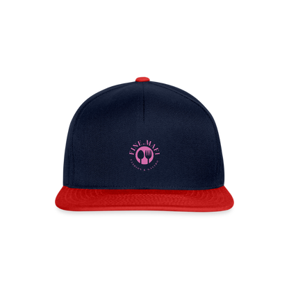 Snapback Cap FINE.MAFI - Navy/Rot