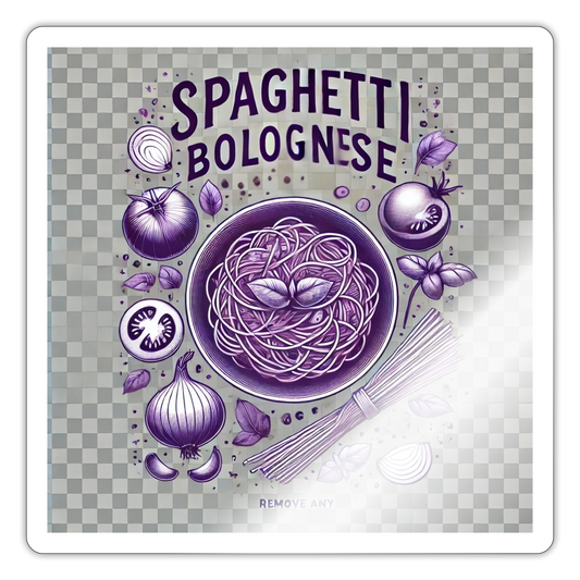 Sticker - Weiß glänzend