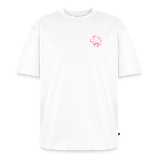 Vanlife Unisex Premium Oversized Bio T-Shirt F.CK Normal - Weiß
