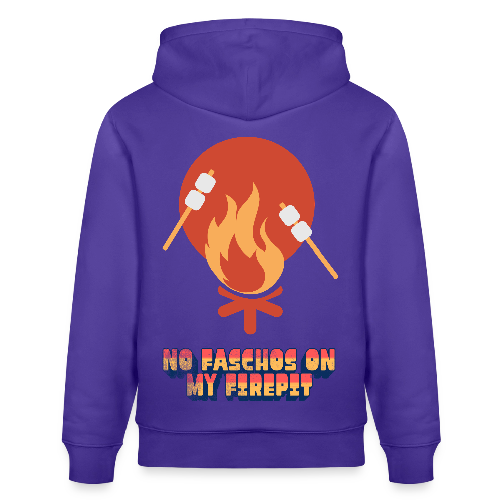 Vanlife Unisex Bio-Hoodie Firepit - Purple Love 