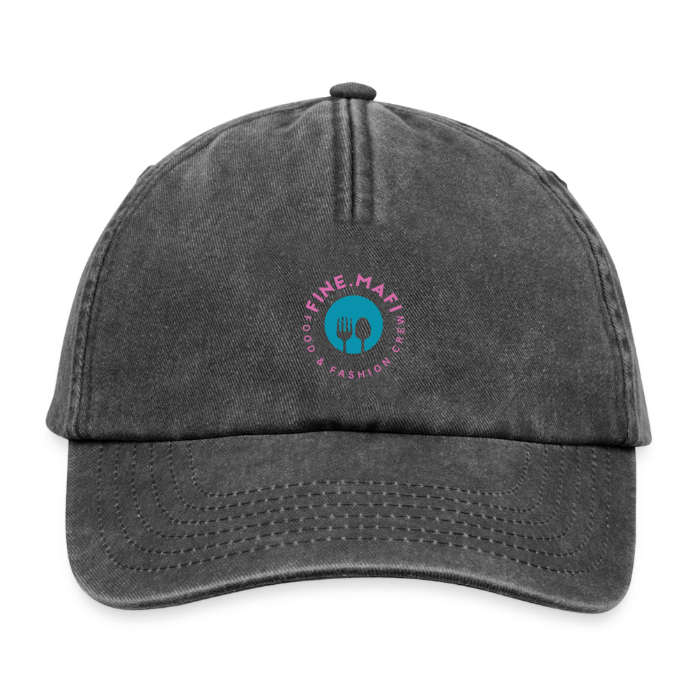 Relaxed Vintage Cap - Vintage Schwarz