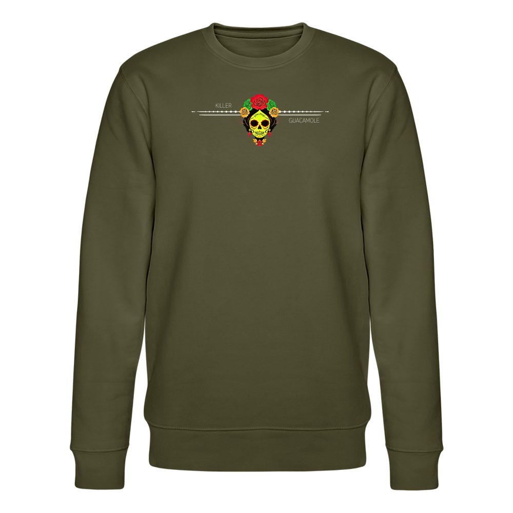 FOOD LOVE Unisex Bio-Sweatshirt Guaca - Khaki