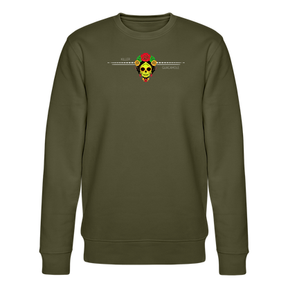 FOOD LOVE Unisex Bio-Sweatshirt Guaca - Khaki