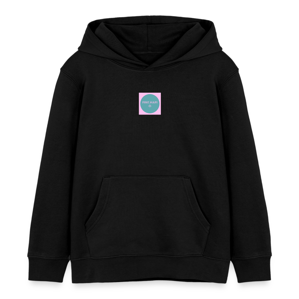 Gastrokids Unisex Organic Hoodie Crew - Schwarz