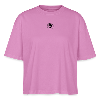 FOOD LOVE Frauen Boxy Bio-T-Shirt Hummus - Pink