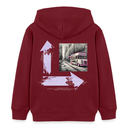 Gastrokids Unisex Bio-Hoodie CW - Burgunderrot