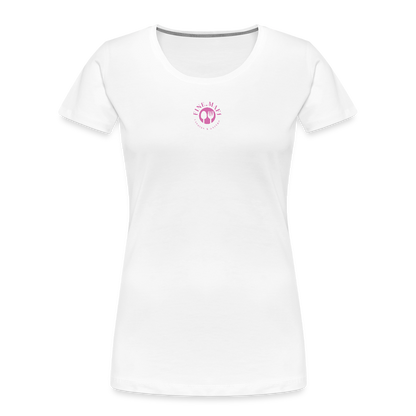 FOOD LOVE Frauen Premium Bio T-Shirt DIGGA - Weiß