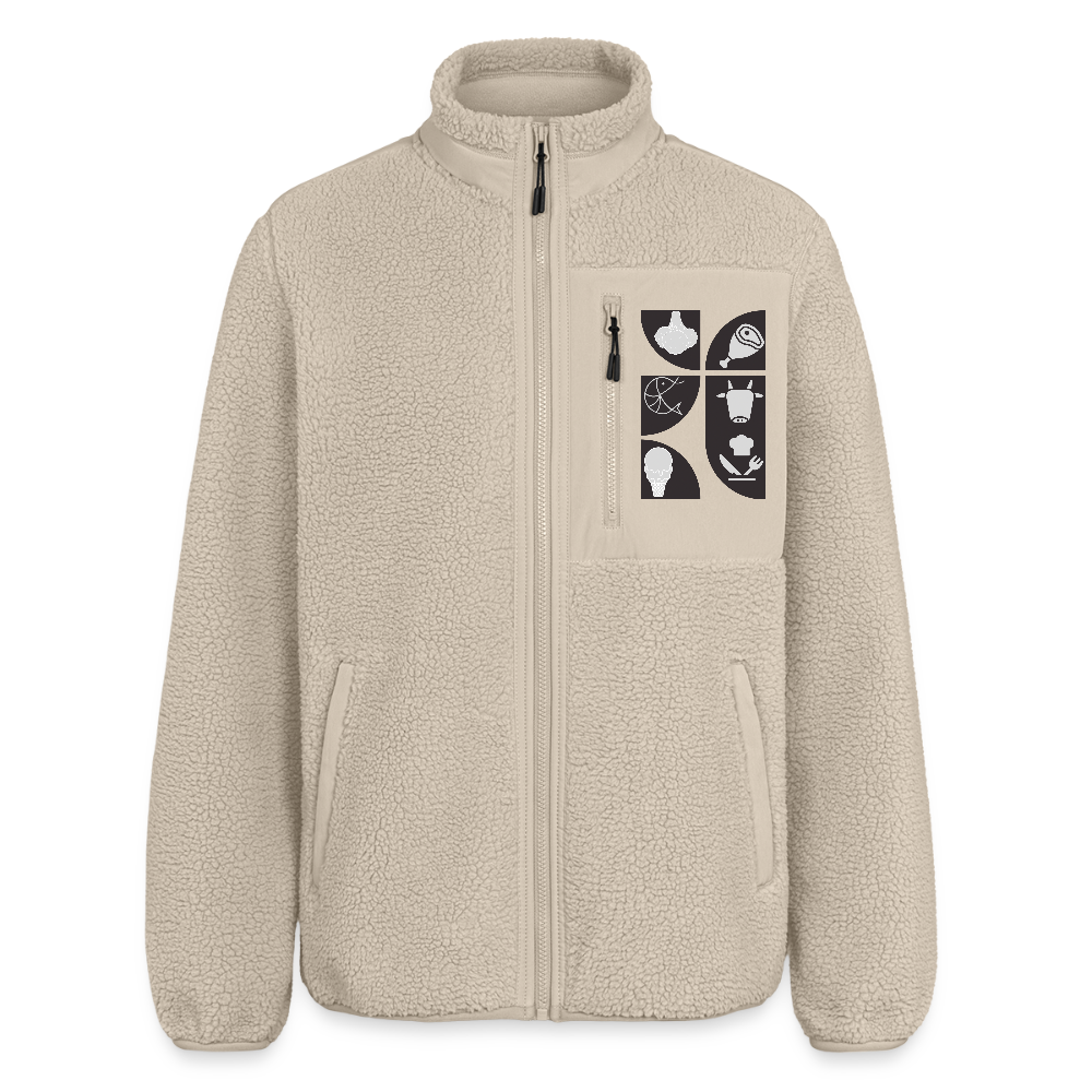 Food Couture Unisex Sherpajacke - Beige