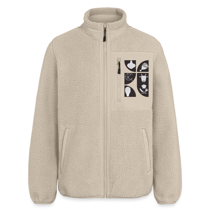 Food Couture Unisex Sherpajacke - Beige
