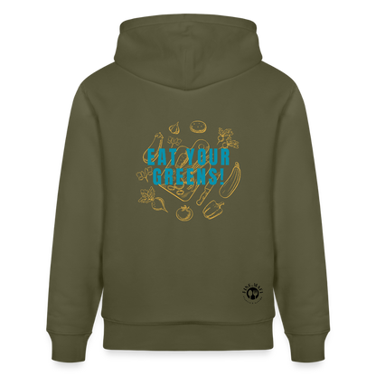 FINE.MAFI Relaxed Hoodie CREW - Khaki Grün