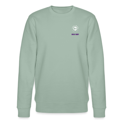 FOOD LOVE Collection Unisex Bio-Sweatshirt Bolo - Helles Graugrün