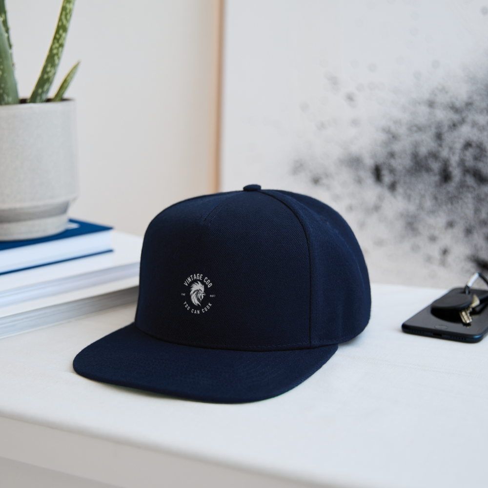 Snapback Cap Coq au Vin - Navy/Navy