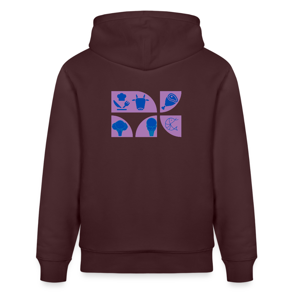 Food Couture Unisex Bio-Hoodie - Maroon