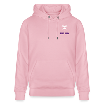 FOOD LOVE Unisex Bio Hoodie Bolo Stile - Hellrosa