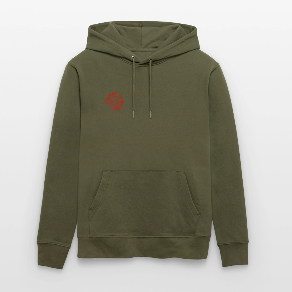Vanlife Unisex Bio-Hoodie Coffee - Khaki Grün