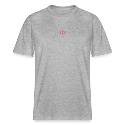FOOD LOVE Relaxed Fit Unisex Bio-T-Shirt DIGGA - Grau meliert