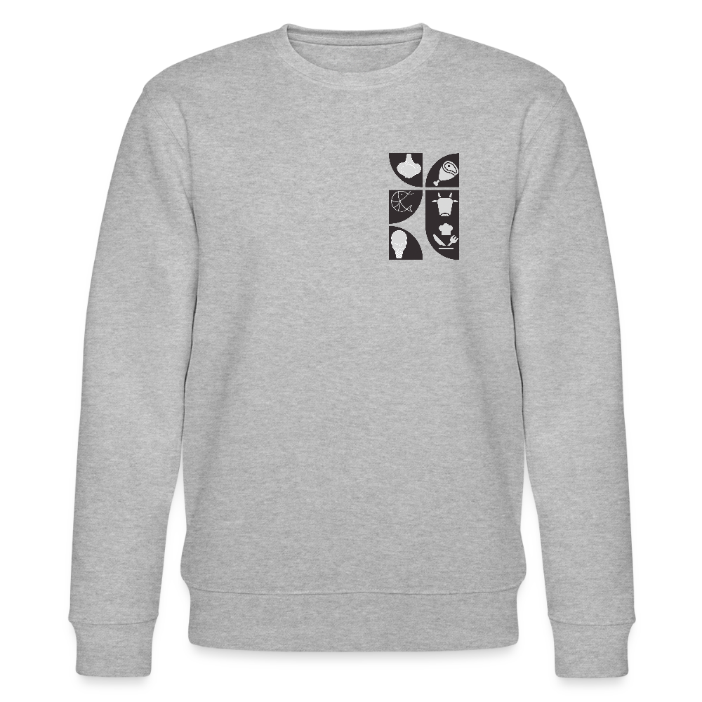 Food Couture Unisex Bio-Sweatshirt - Grau meliert