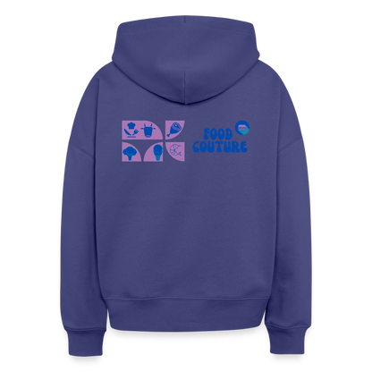 Food Couture Boxy Frauen Bio Hoodie - Dämmerung