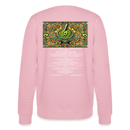 FOOD LOVE Unisex Bio-Sweatshirt Guaca - Hellrosa