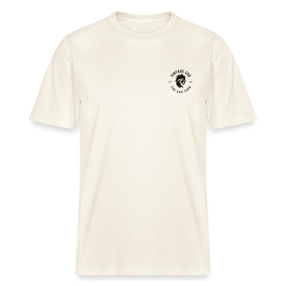 Bio Relaxed T-Shirt Coq au Vin - Naturweiß