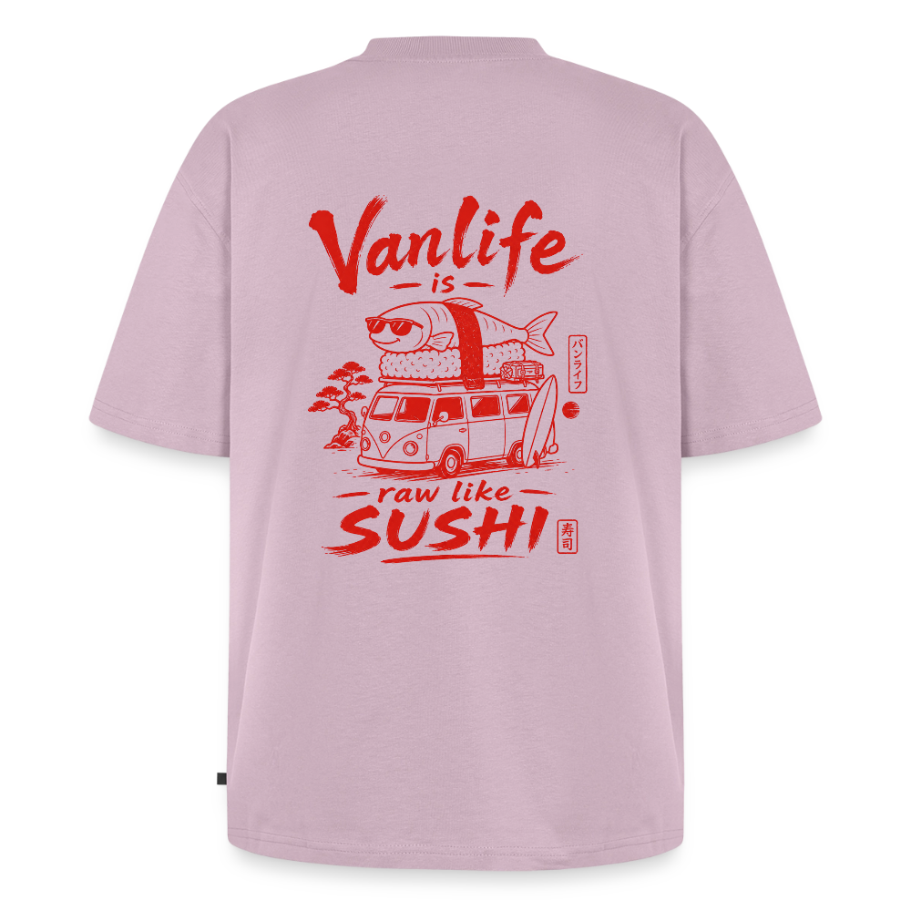 Vanlife Unisex Premium Oversized Bio T-Shirt Sushi - Altrosa